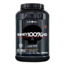 Whey 100% hd black skull - 900g (wpc, wpi e wph)