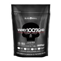 Whey 100% hd black skull - baunilha - 900g refil Whey 100% hd black skull - baunilha - 900g refil