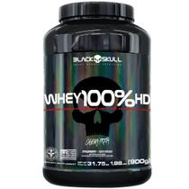 Whey 100%HD Pote 900g WPC WPI WPH Black Skull