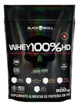 Whey 100 Hd Refil 900g Black Skull Sabor Pistache