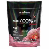 Whey 100% HD Refil 900g Black Skull