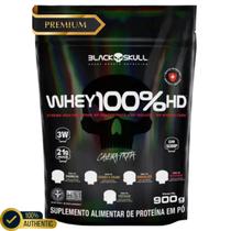 Whey 100% HD REFIL 900g MORANGO - Blackskull
