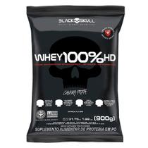 Whey 100% hd refil black skull - 900g