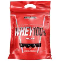 Whey 100 Integralmédica Refil 907g Baunilha, Cookies, Chocolate, Chocolate Maltado e Morango.