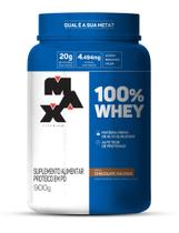 Whey 100% Max Titanium - Chocolate Maltado - 900g