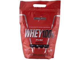 Whey 100 Pouch Morango 900g Integralmedica