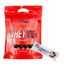 Whey 100% Protein Concentrado - Refil - Integralmédica + Barrinha Proteica - Dux