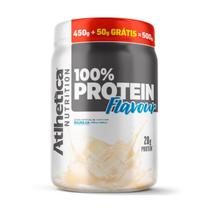 Whey 100% Protein Flavour Pote 450g + 50g Gratis Atlhetica Nutrition Baunilha