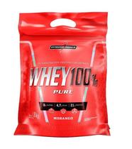 Whey 100% pure morango 1,8 kg integral medica