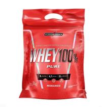 Whey 100% Pure Pouch Morango 1,8Kg - Integralmédica - integral medica