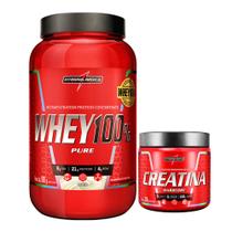 Whey 100% Pure - Whey Protein Concentrado + Creatina - 300g - Integralmédica