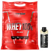 Whey 100% Pure - Whey Protein Concentrado - Refil - Integralmédica + Whey Shake - 250ml - Dux