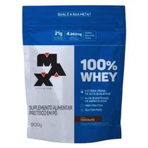 Whey 100% REFIL 900g CHOCOLATE - Max Titanium