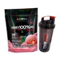 Whey 100% Refil Gourmet 900g Morango