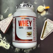WHEY 100% STORM (MORANGO) (900g) - STN