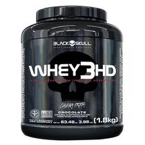 Whey 3hd 1,8 kg - black skull (morango)