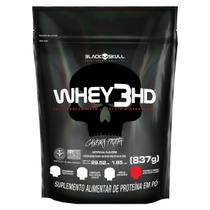 Whey 3Hd Refil Cookies E Cream 837G Black Skull