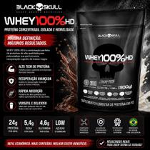 WHEY 3W 100% HD 900G REFIL - BLACK SKULL - Suplemento Proteico WHEY 3W 100% HD 900G REFIL - BLACK SKULL - Suplemento Proteico