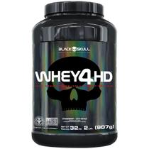 Whey 4 hd 907g baunilha - black skull