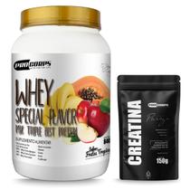 Whey 840g Special Flavor Varios Sabores e Creatina Refil pura 150g Pro Corps