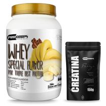 Whey 840g Special Flavor Varios Sabores e Creatina Refil pura 150g Pro Corps Whey 840g Special Flavor Varios Sabores e Creatina Refil pura 150g Pro Corps