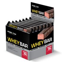Whey Bar 24 Un Barra Proteica 960g Sabor Morango Probiotica Whey Bar 24 Un Barra Proteica 960g Sabor Morango Probiotica