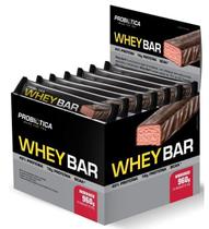 Whey bar morango 24 un probiotica