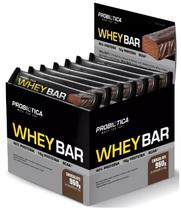 Whey bar sabor chocolate 24 un probiotica