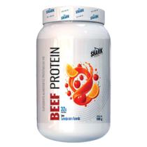 Whey Beef Protein Zero Lactose Pote 900g Shark Pro Laranja Com Acerola