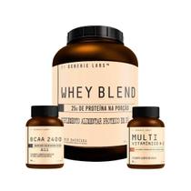 Whey Blend (2kg) + Bcaa 2400 (60 Cápsulas) + Multi Vitamínico A-Z (30 Cápsulas) - (2kg) - Generic Labs