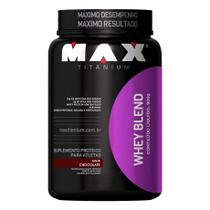 Whey Blend Max Titanium 900g - 25g Proteína - Recuperação