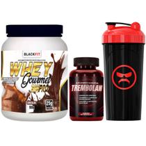 Whey Chocolate + Trembolan + Coqueteleira 900 g BLACK FIT