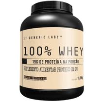 Whey Concentrado 100% Pure Generic Labs 1,8kg Com Sabor