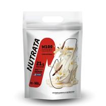 Whey Concentrado 100% (REFIL) W100 Nutrata 900g