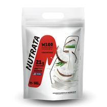 Whey Concentrado 100% (REFIL) W100 Nutrata 900g Whey Concentrado 100% (REFIL) W100 Nutrata 900g