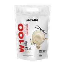Whey Concentrado 100% (REFIL) W100 Nutrata 900g