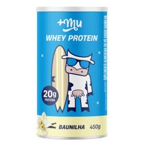 Whey Concentrado Mais Mu Baunilha Pote 450g
