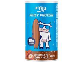 Whey Concentrado Mais Mu Chocolate com Avelã Pote 450g Whey Concentrado Mais Mu Chocolate com Avelã Pote 450g