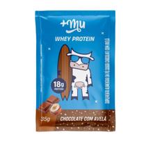 WHEY CONCENTRADO SACHE SABOR CHOCOLATE COM AVELA 35g +MU - MAISMU