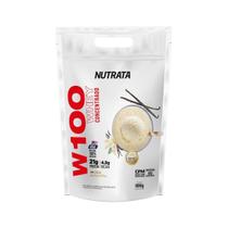 Whey Concentrado W100 Baunilha Premium Refil 900g Nutrata