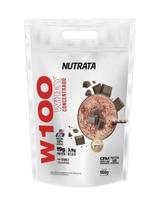 Whey Concentrado W100 Chocolate Refil 900g Nutrata