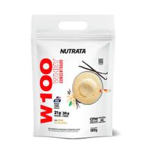 Whey Concentrado W100 (REFIL) - Sabor Creme de Baunilha 900g - Nutrata