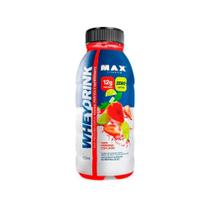 Whey Drink Morango e Limão 300ml Max Titanium 1 Unidade Whey Drink Morango e Limão 300ml Max Titanium 1 Unidade