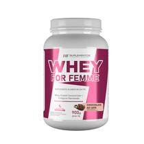 Whey for femme + colageno hidrolisado 900g chocolate hf suplementos Whey for femme + colageno hidrolisado 900g chocolate hf suplementos