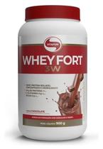 Whey Fort 3w Chocolate 900g - Vitafor Isolada Concentrada