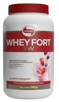 Whey Fort 3W Frutas Vermelhas Vitafor 900g