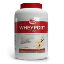 Whey Fort 3W Proteína Whey Protein Hidrolisado 1800g Vitafor