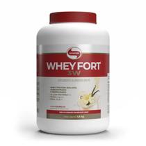 Whey Fort 3W Sabor Baunilha Vitafor 1,8kg Whey Fort 3W Sabor Baunilha Vitafor 1,8kg