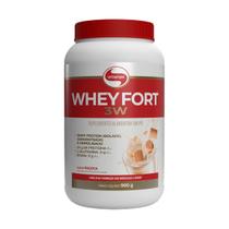 Whey Fort 3W Sabor Paçoca 900g Vitafor