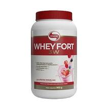 Whey Fort 3W Vitafor Frutas Vermelhas 900g